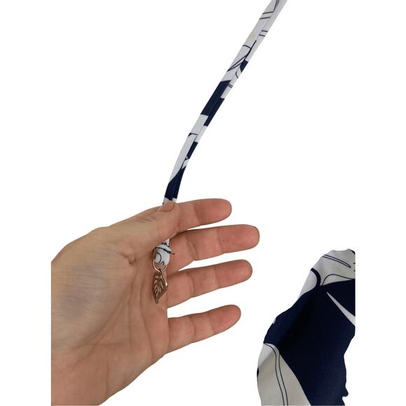 NWOT Heat Sailor Chic Navy Floral Small One Piece Boho Swim Suit - Picture 4 of 8